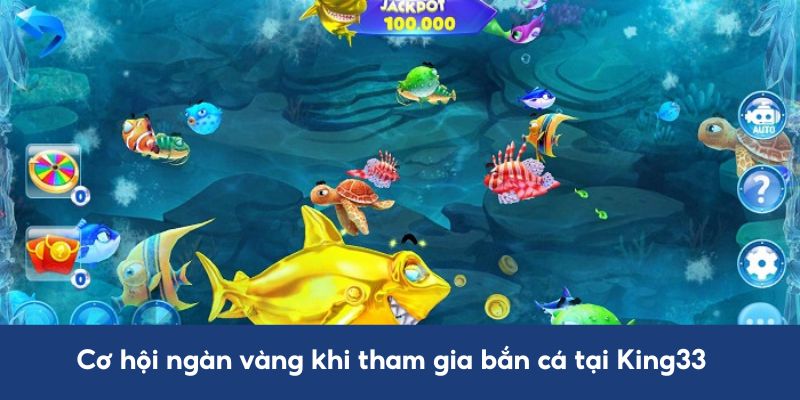 Cơ hội ngàn vàng khi tham gia bắn cá tại King33